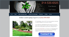 Desktop Screenshot of dfwlandscaping.net