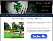 Tablet Screenshot of dfwlandscaping.net